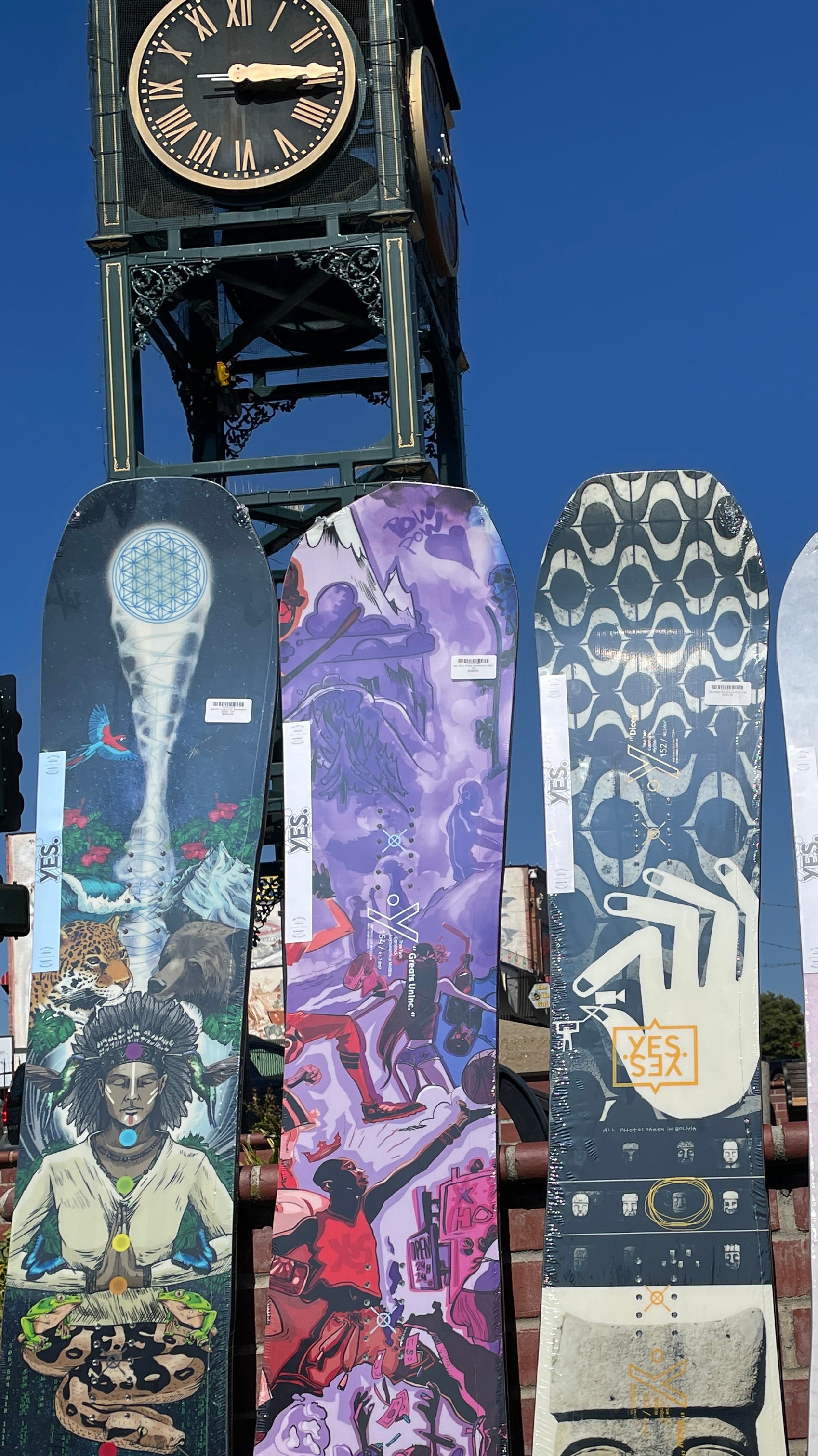 YES. Snowboards are in the building!