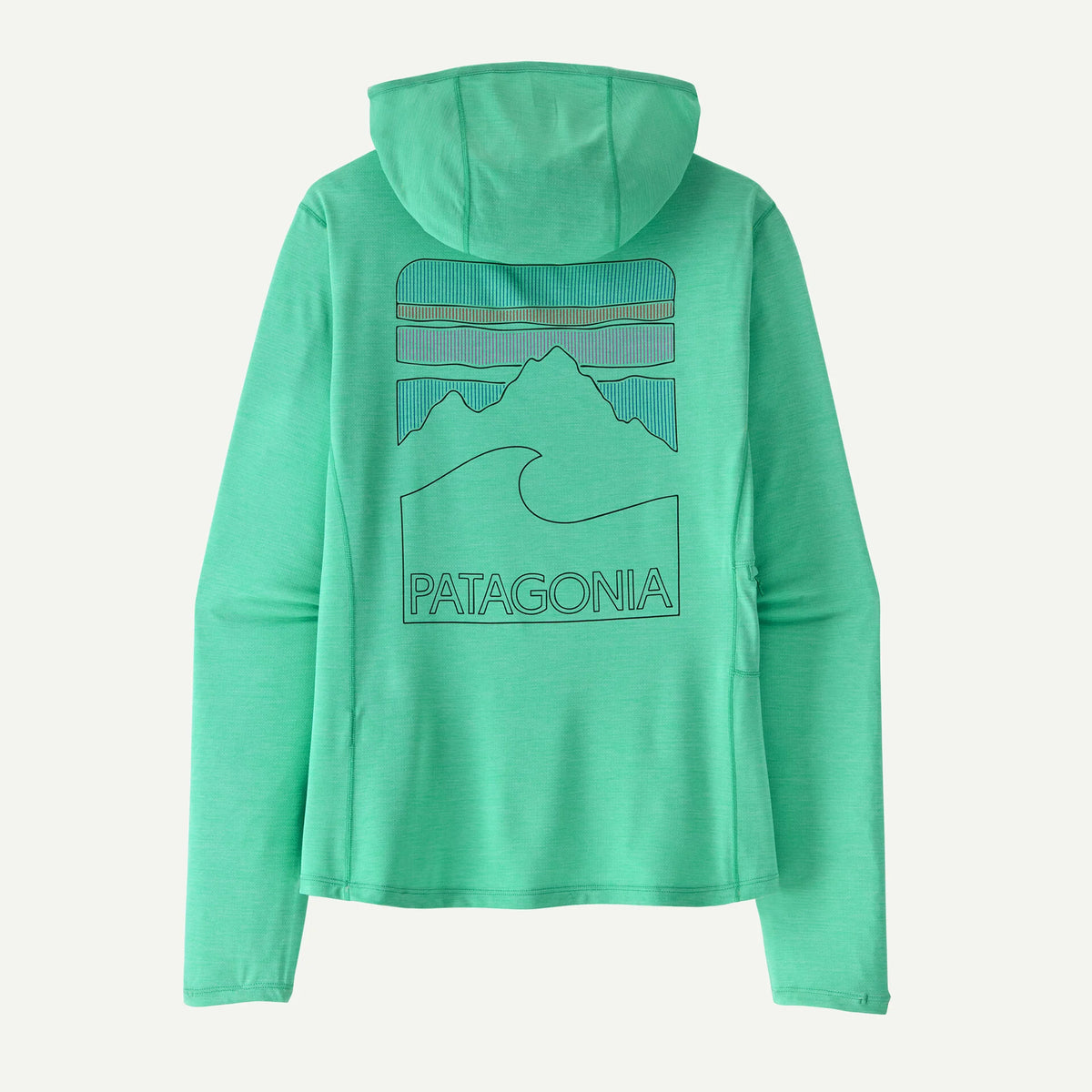 Patagonia W's Cap Cool Sun Hoodie (Aqua Stone) – Milo Snow and Skate