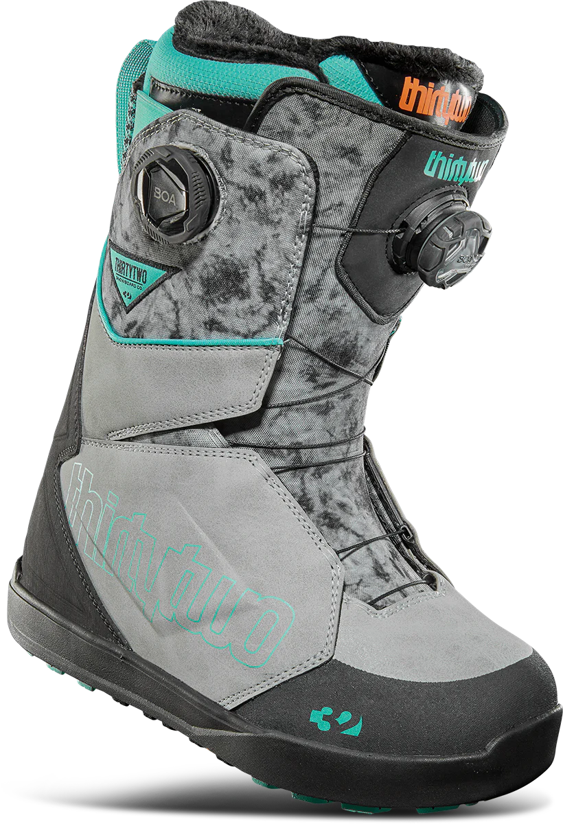 32 Lashed Double Boa Womens Snowboard Boot (Grey) – Milo Snow and