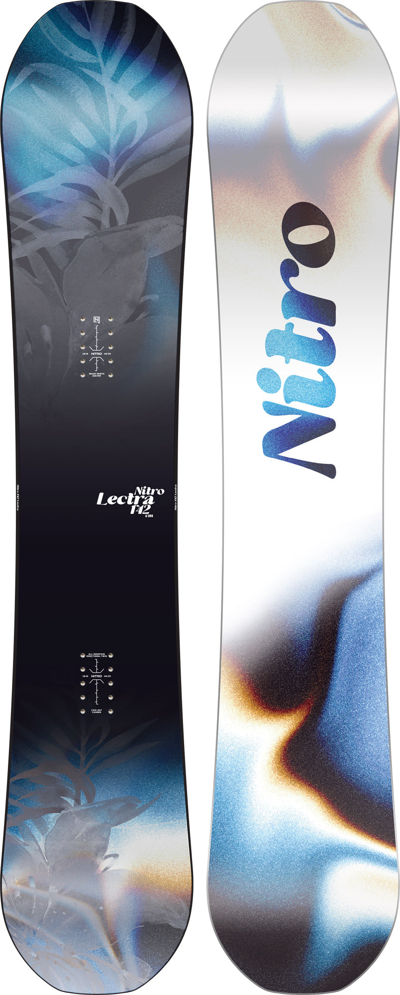 Nitro Lectra Leaf Cam-Out Womens Snowboard 2025 – Milo Snow and Skate