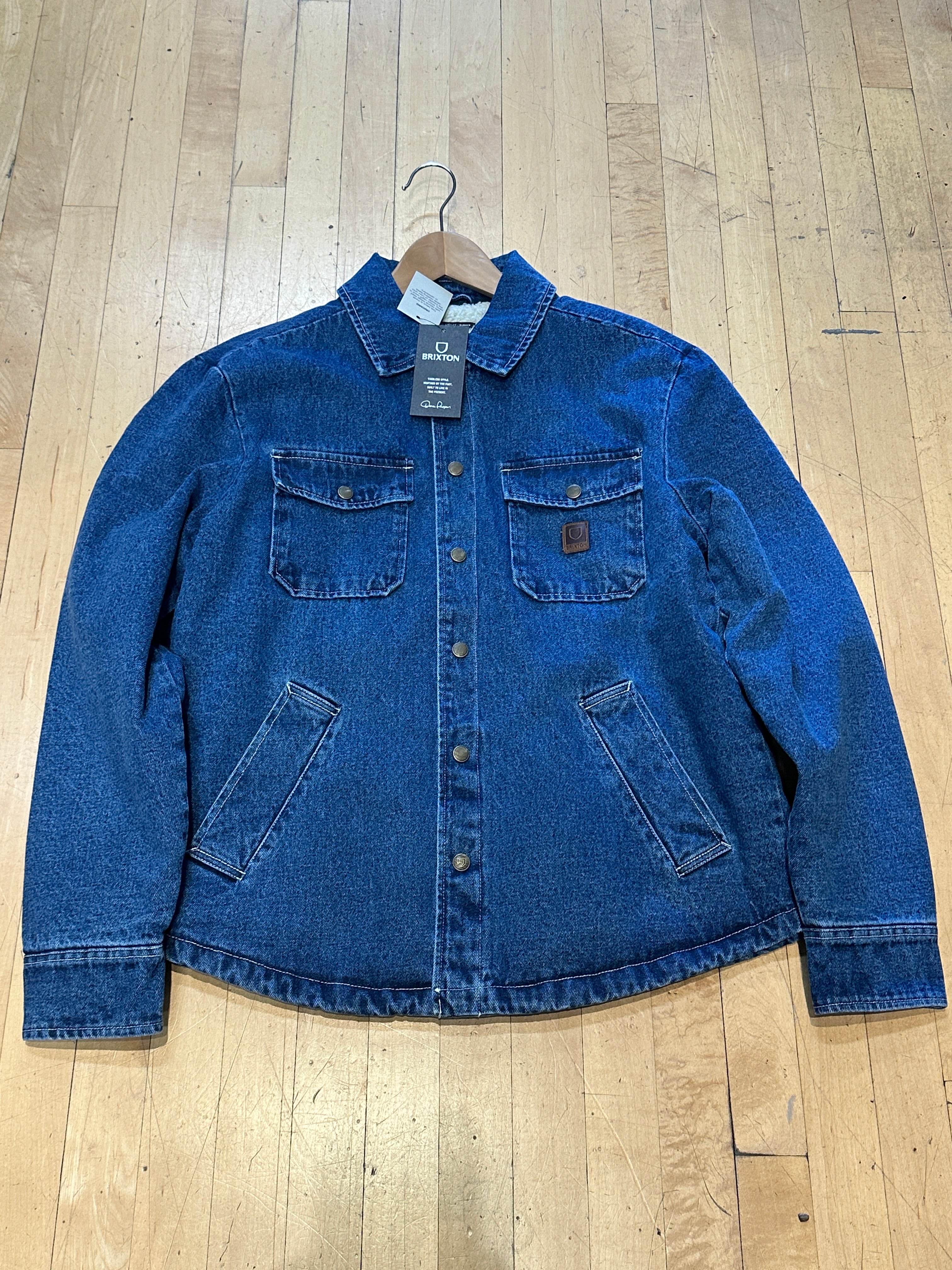 BRIXTON×INDEPENDENT - YARD DENIM JACKET Brixton Durham Lined Denim Jacket (Medium Wash) – Milo Snow and Skate