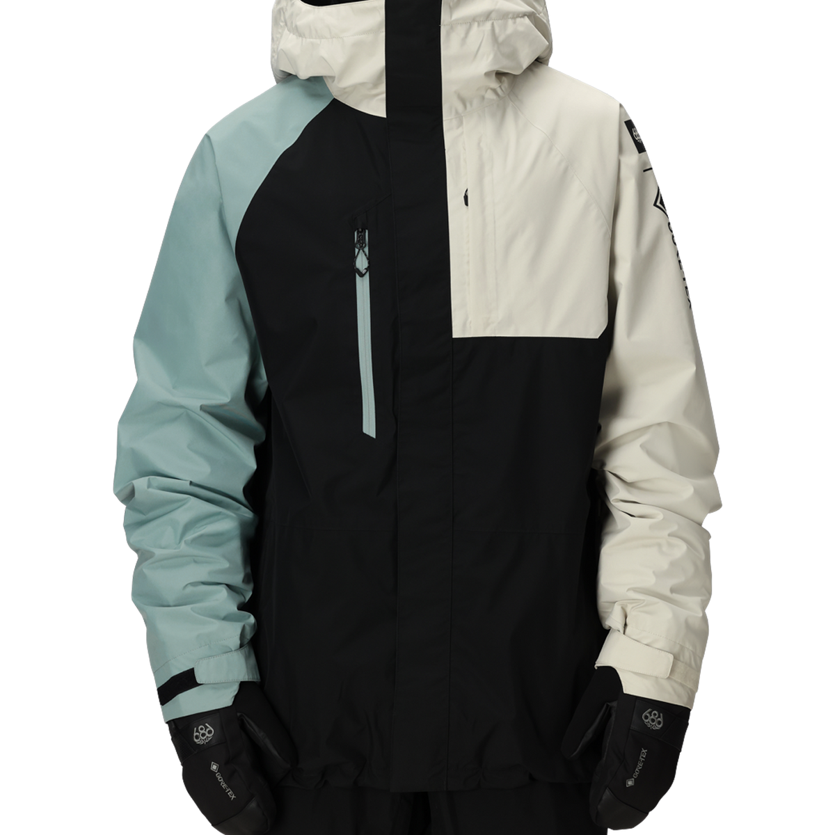 686 Gore-Tex Core Shell Jacket (Limestone Colorblock) – Milo