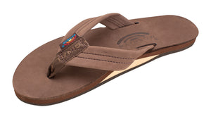 Rainbow 301 alts  Premium Leather Womens Sandal (Expresso)