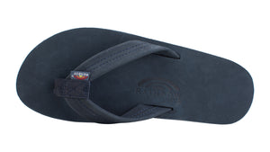 Rainbow 301 alts Premium Leather Mens Sandal (Navy)