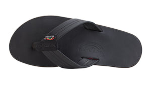 Rainbow Rastafarian Premium Leather Mens Sandal