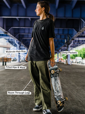 Volcom Thisthatthem Skate Pant (Military)