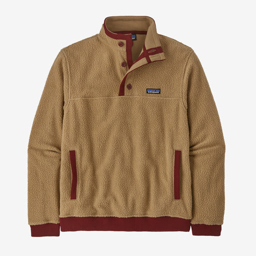 Patagonia Men's Shearling Button Pullover (Grayling Brown)