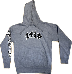 1910 Bat Wings Hoodie (Grey)