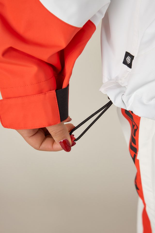686 X Fox Racing Womens Anorak (Fox Flare Colorblock) – Milo Snow