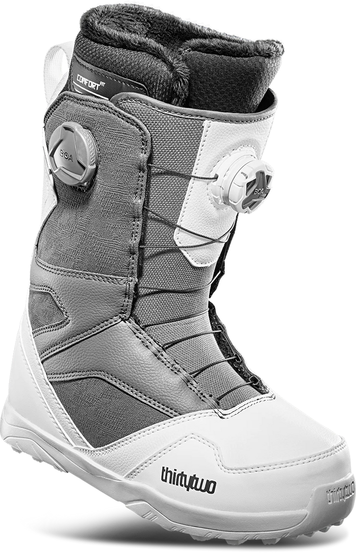 32 STW Double Boa Womens Snowboard Boot (White/Camo)