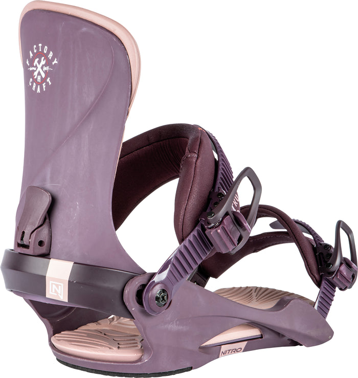 Nitro Cosmic Snowboard Bindings 2024 (Factory Craft)