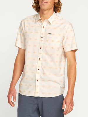 Volcom Stackstone SS Woven Whitecap Grey