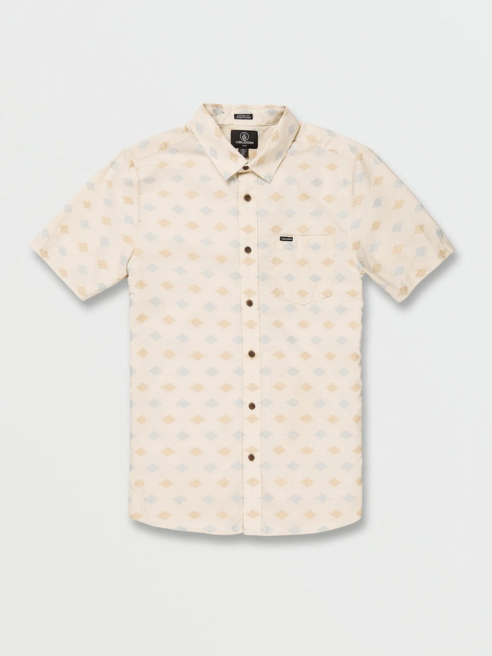 Volcom Stackstone SS Woven Whitecap Grey