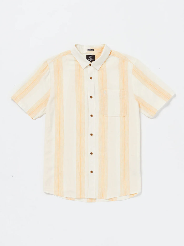 Volcom Flaxstone Short Sleeve Shirt (Off White)