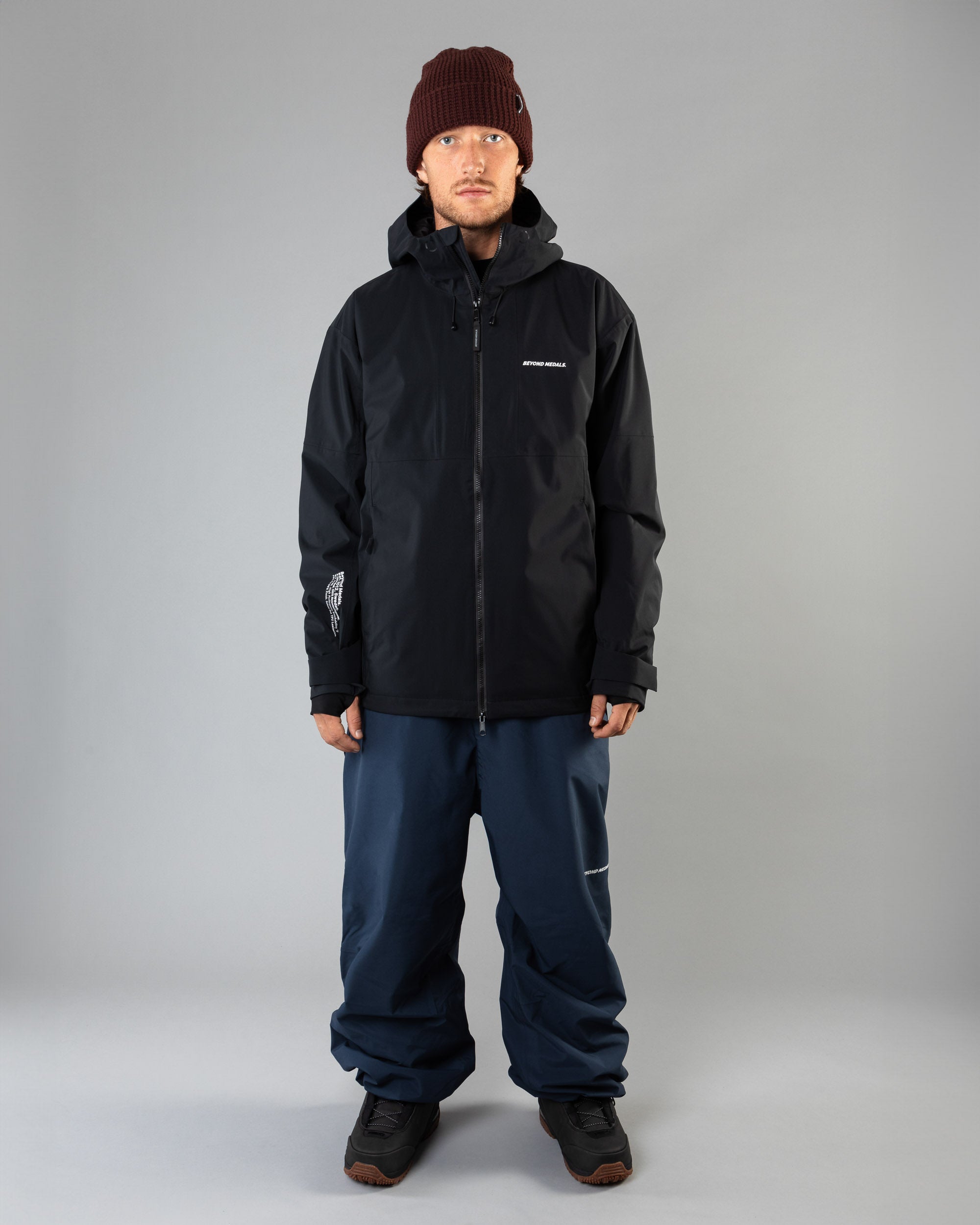 BEYOND MEDALS フード付きジャケット L ブラック Beyond Medals Full