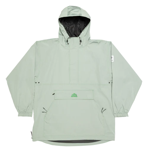 Autumn Cascade Anorak Jacket (Dusty Blue)