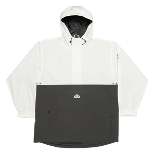 Autumn Cascade Anorak Jacket (White/Grey)