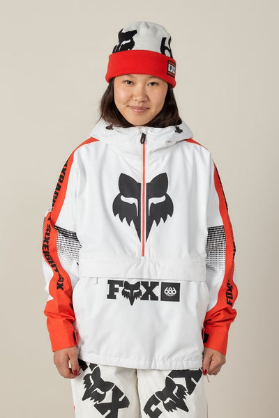 686 X Fox Racing Womens Anorak (Fox Flare Colorblock) – Milo Snow