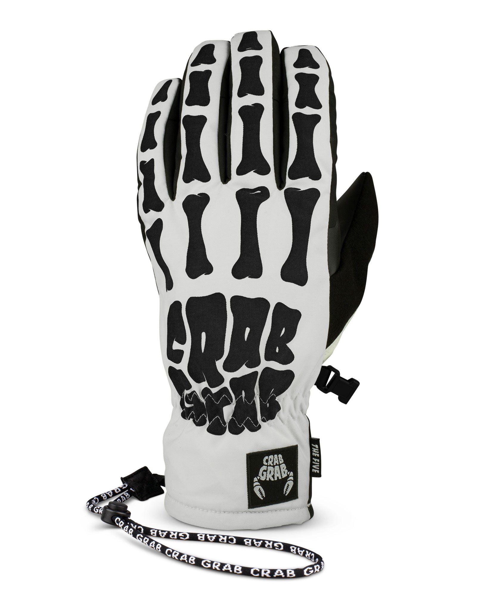美品■レア■CRAB GRABコラボ■UNION ビンディング バインディング Crab Grab Five Snowboard Glove - White Bones | Milo Snow & Skate