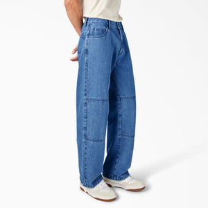 Dickies Loose Fit Double Knee Jean (Vintage Blue)