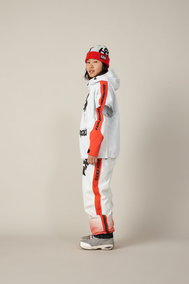 686 X Fox Racing Womens Anorak (Fox Flare Colorblock) – Milo Snow