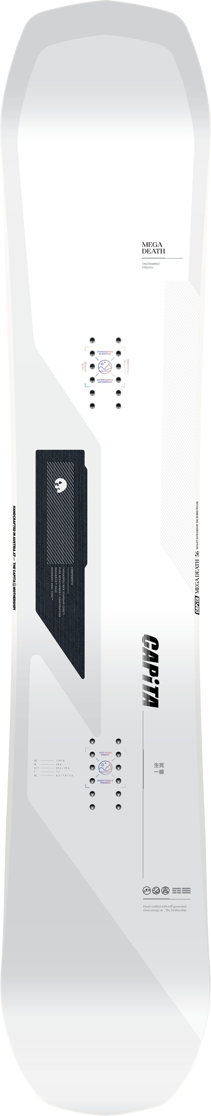 Capita Mega Death Snowboard 2024