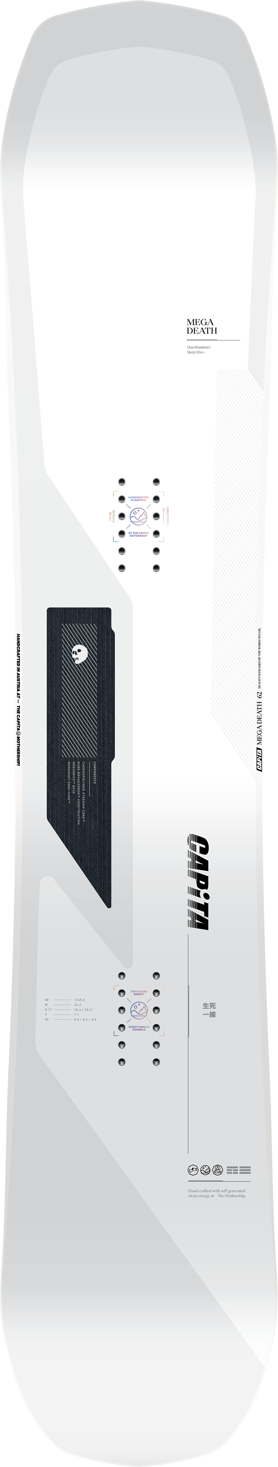 Capita Mega Death Snowboard 2024