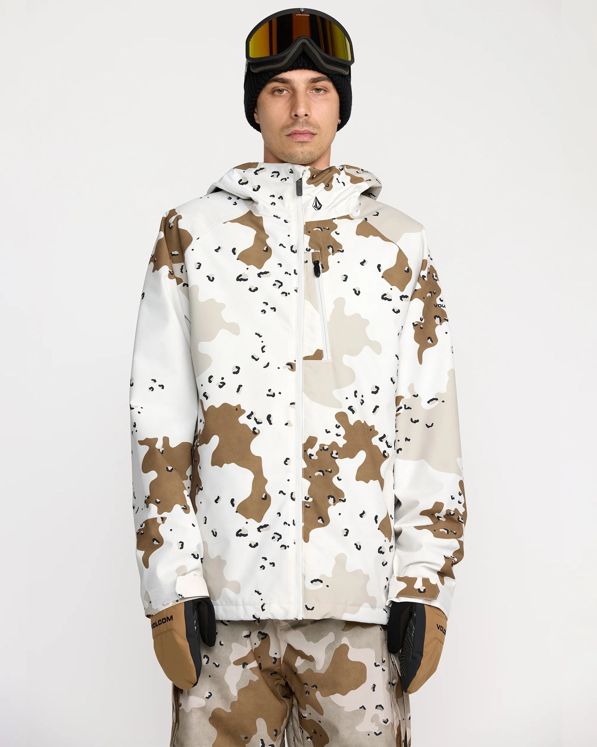 Volcom 2836 Insulated Mens Snowboard Jacket (White) – Milo Snow