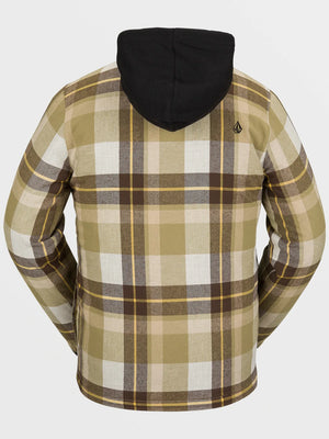 Volcom INSULATED RIDING FLANNEL - KHAKIEST