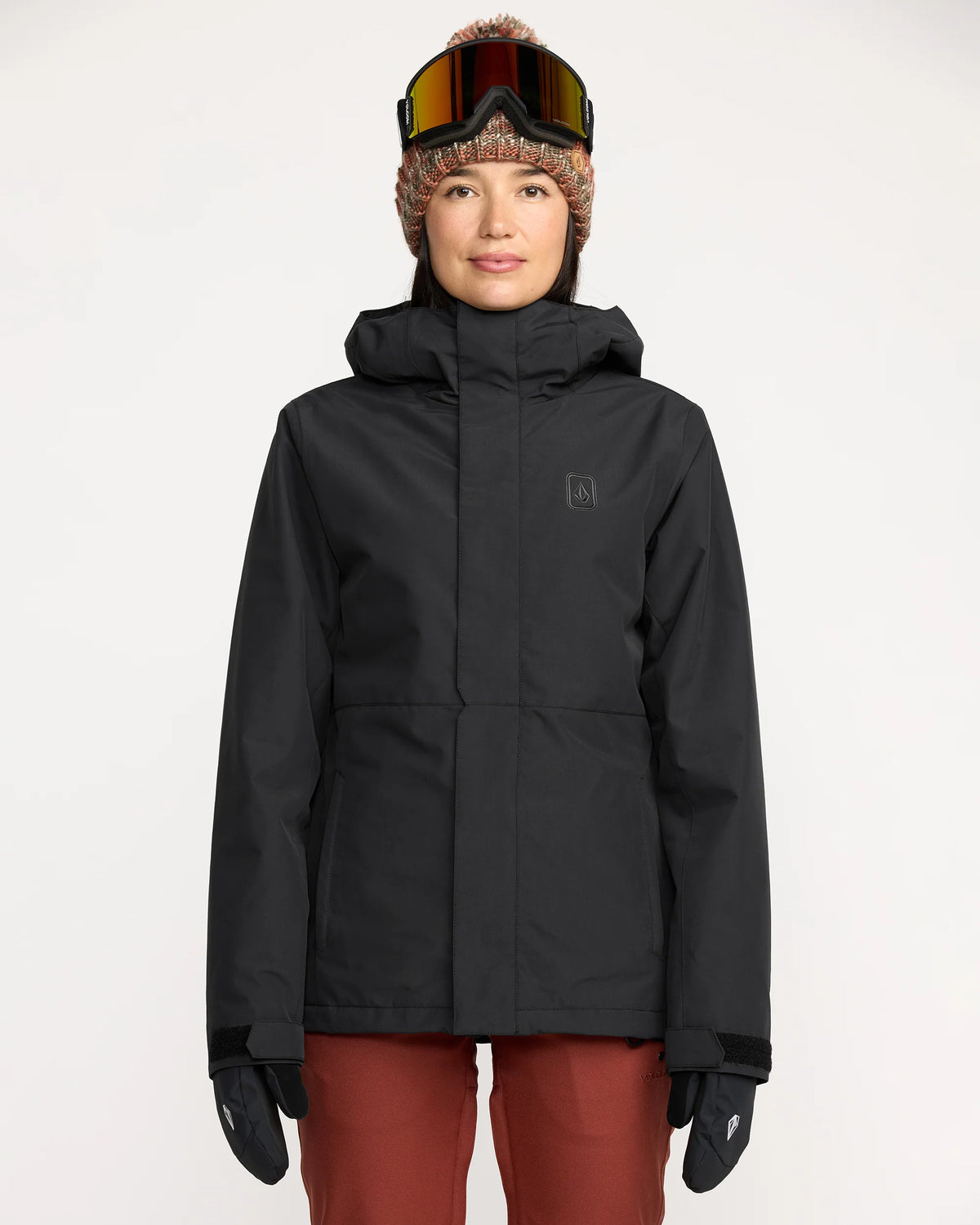 Volcom Bolt Insulated Womens Snowboard Jacket (Black) – Milo Snow