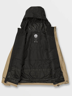 Volcome Stone.91 Youth Jacket (Dark Khaki)