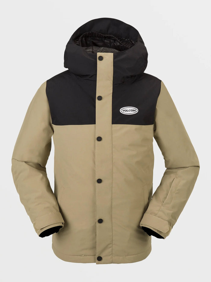 Volcome Stone.91 Youth Jacket (Dark Khaki)