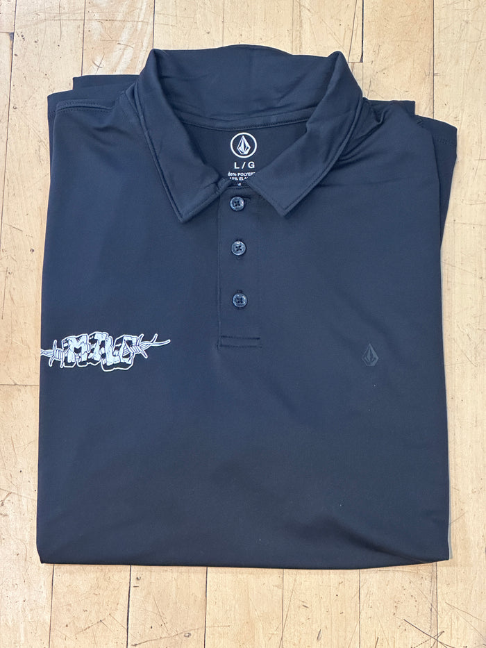 Milo Three Putt Golf Polo (V.CO BLK)