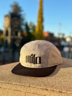 Milo Bustah Dos Cotton Twill 5-Panel (Heather Grey/Black)