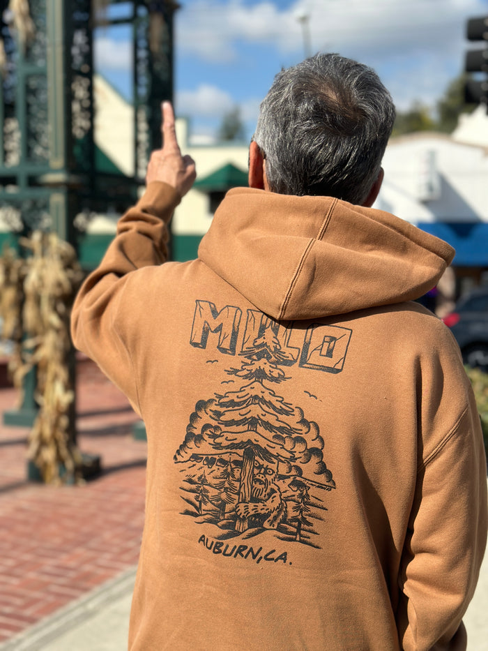 Milo Yeti Heavy Weight Hoodie (Saddle)