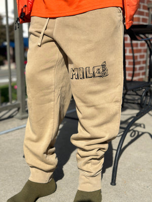 Milo Yeti Pigment Dyed Sweatpants (Pigment Sandstone)
