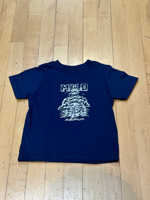 Milo Yeti Toddler Tee (Navy)
