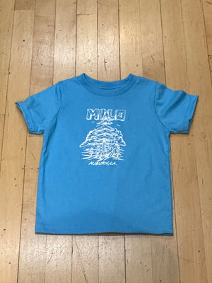 Milo Yeti Toddler Tee (Aqua Blue)