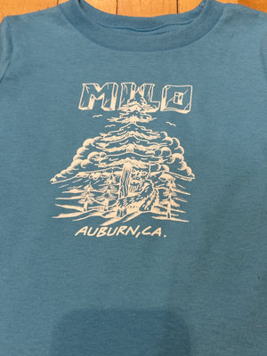 Milo Yeti Toddler Tee (Aqua Blue)
