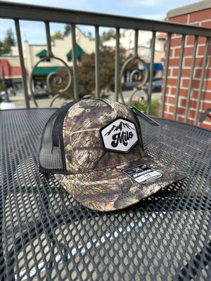 Milo Mountain 112 Trucker Hat (Mossy Oak/Black)