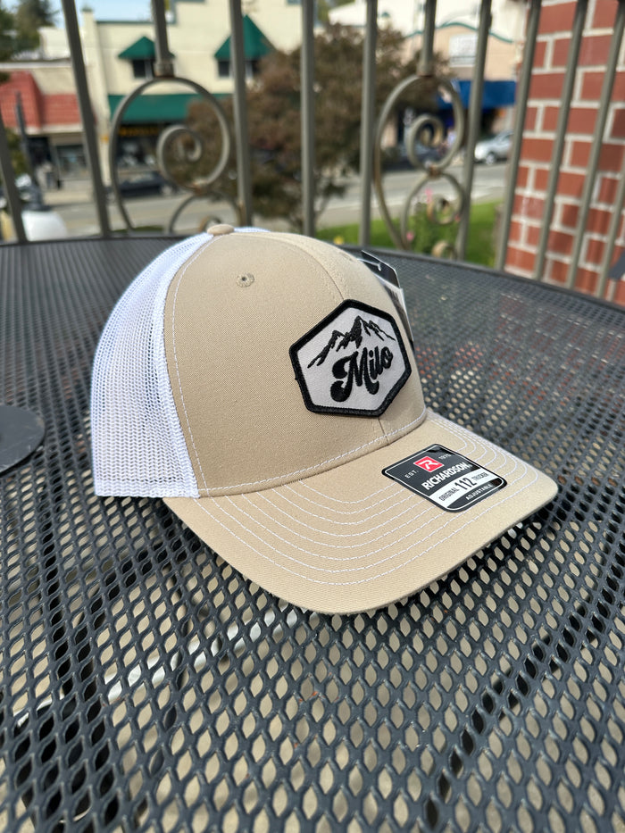 Milo Mountain 112 Trucker Hat (Khaki/White)