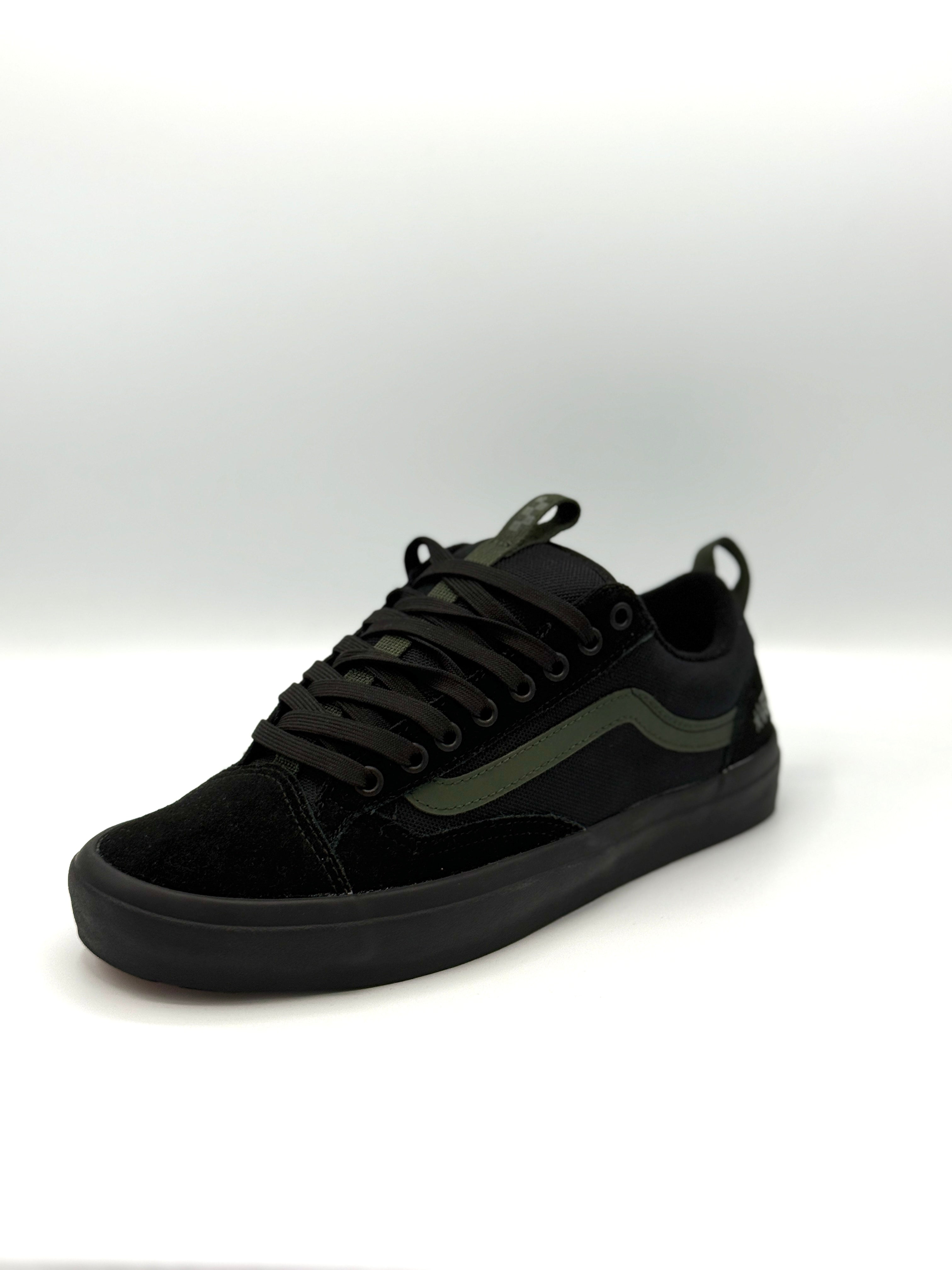 Vans Skate Old Skool 36 (Atiba Black Dark Green) – Milo Snow and Skate