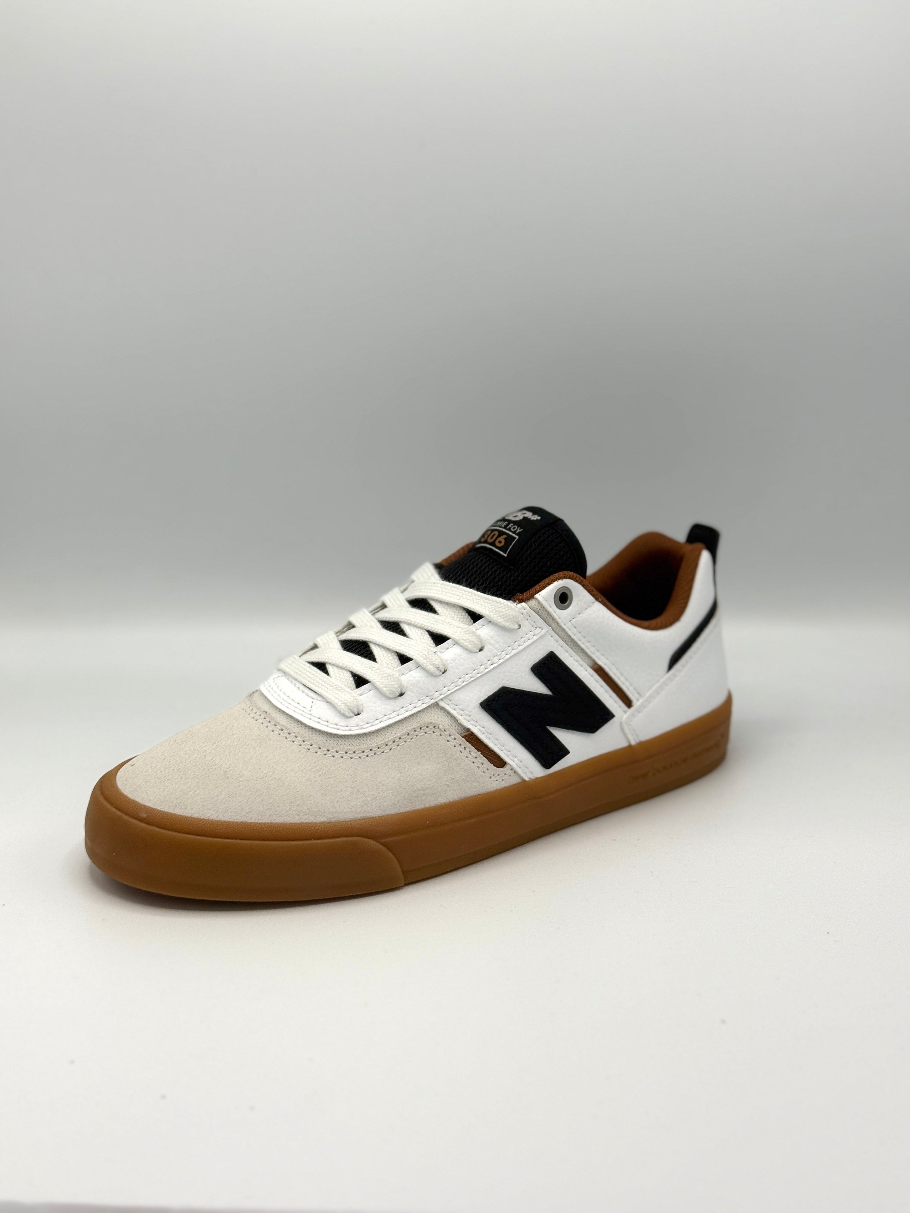 New Balance Numeric 306 Jamie Foy (White Black) – Milo Snow and Skate