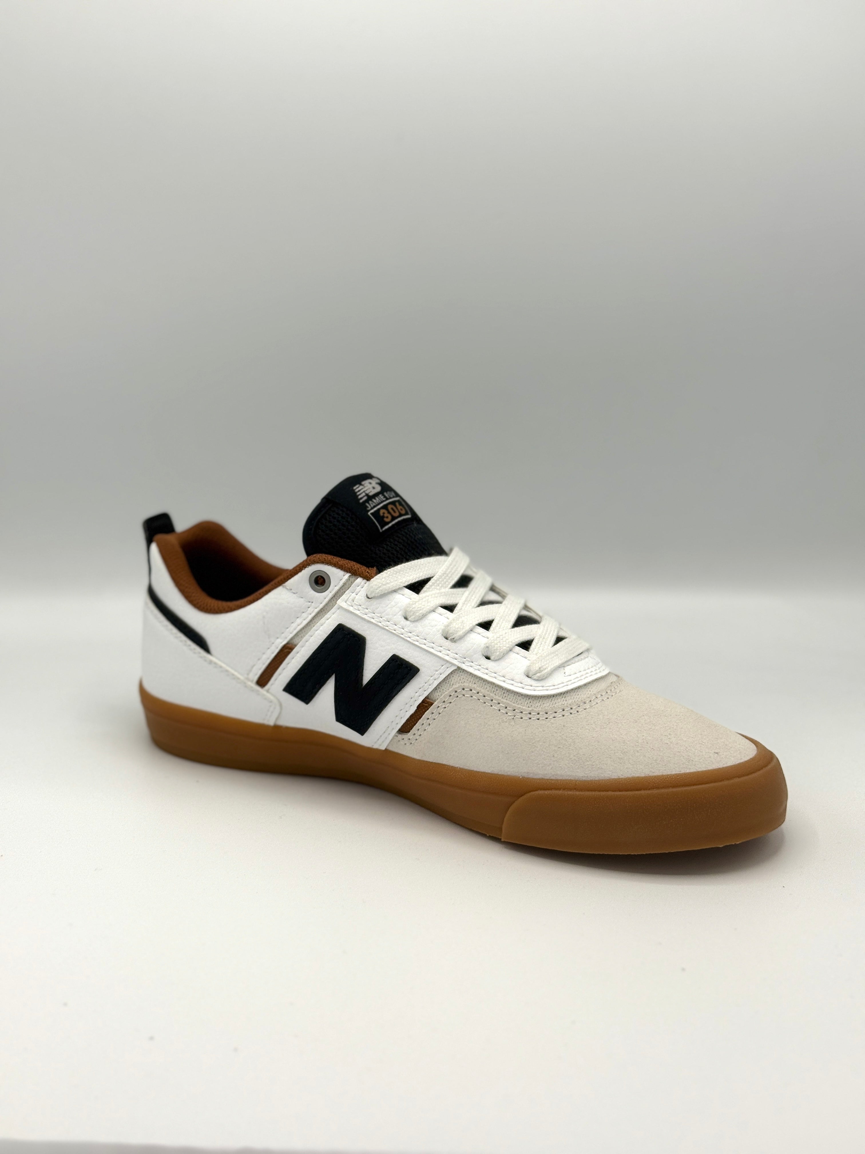 New Balance Numeric 306 Jamie Foy (White Black) – Milo Snow and Skate