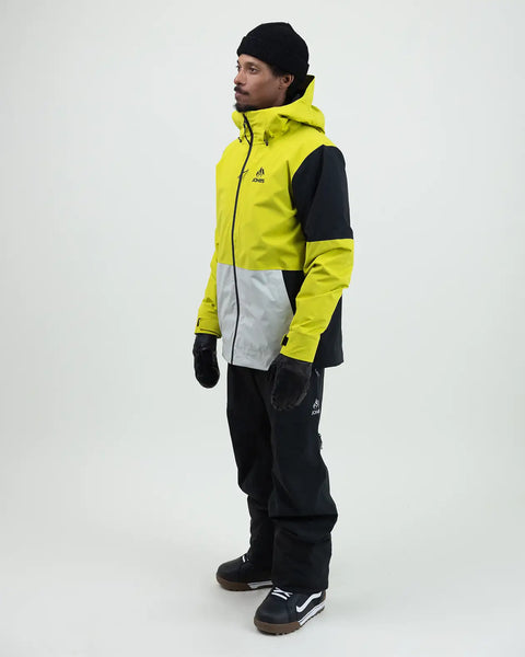 Jones Mountain Surf Recycled Shell Jacket (Lime Green) – Milo Snow Jones Mountain Surf Recycled Shell Jacket (Lime Green) – Milo Snow