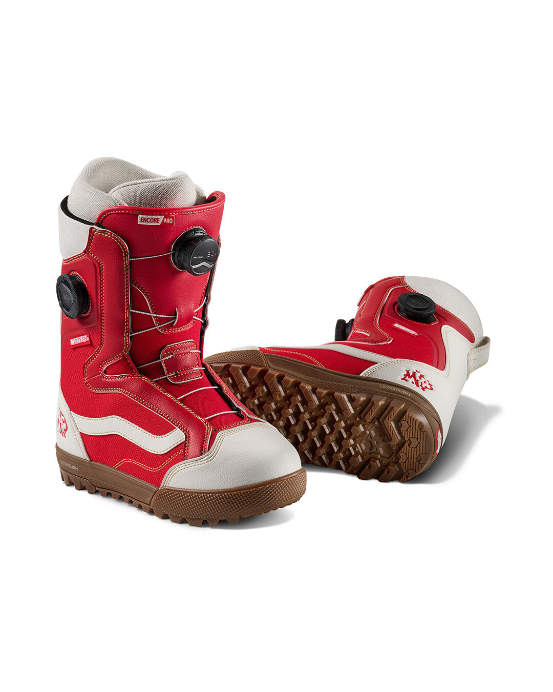 Vans Encore Pro Snowboard Boot 2026 Mia Brooks (Racing Red