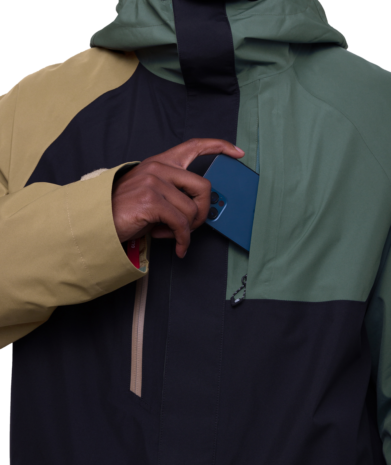 686 Mens Gore-Tex Core Snowboard Jacket (Cypress Sage Color Block 686 Mens Gore-Tex Core Snowboard Jacket (Cypress Sage Color Block