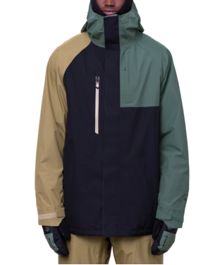 686 Mens Gore-Tex Core Snowboard Jacket (Cypress Sage Color Block 686 Mens Gore-Tex Core Snowboard Jacket (Cypress Sage Color Block