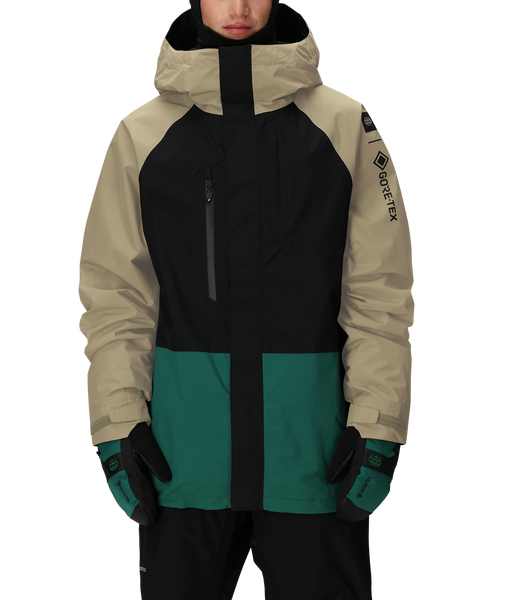 686 Gore-Tex Core Shell Jacket (Sage Colorblock) – Milo Snow and Skate