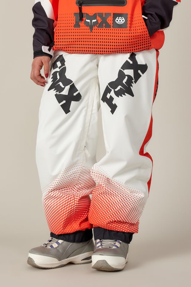 Womens 686 X Fox Racing Shell Pant (Fox Flare Colorblock) – Milo